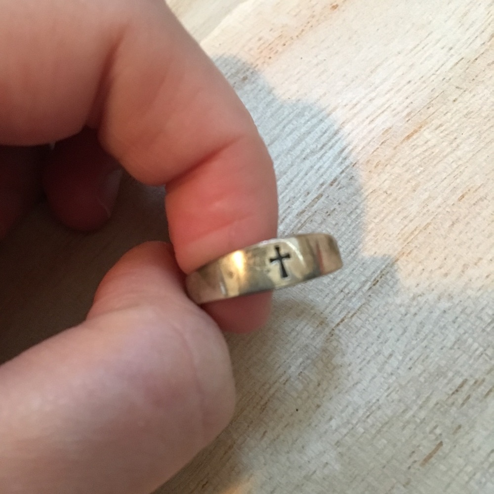 James Avery cross ring